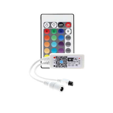 Smart Phone Control Music and Timer Mode Home Mini WIFI LED RGB Controller, type:RGB IR Controller-garmade.com
