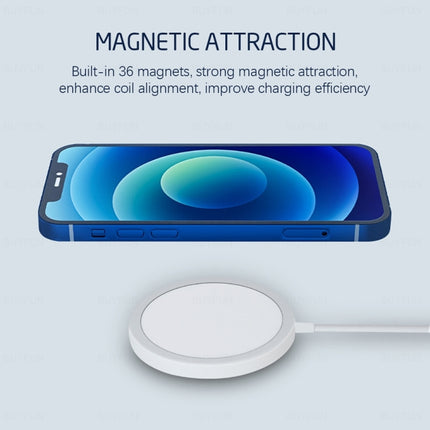 XJ-31 2 in 1 15W Magnetic Wireless Charger + PD 20W USB-C / Type-C Travel Charger Set for iPhone Series, Plug Size:EU Plug-garmade.com