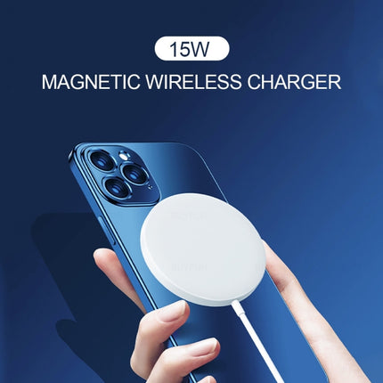 XJ-31 2 in 1 15W Magnetic Wireless Charger + PD 20W USB-C / Type-C Travel Charger Set for iPhone Series, Plug Size:UK Plug-garmade.com
