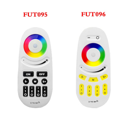 FUT095 2.4G Miboxer Button Type RGBW RF 4-Zone Wireless LED Remote Controller for LED RGBW Bulb or Strip-garmade.com