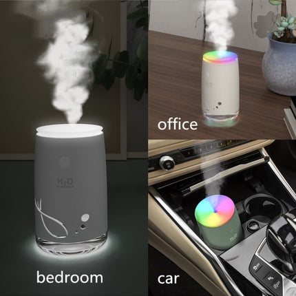 Concise Fish Pattern Mini Home Mute Bedroom Student Dormitory Office Portable USB Wireless Durable Humidifier(Green)-garmade.com