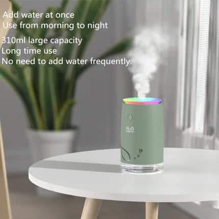 Concise Fish Pattern Mini Home Mute Bedroom Student Dormitory Office Portable USB Wireless Durable Humidifier(Green)-garmade.com