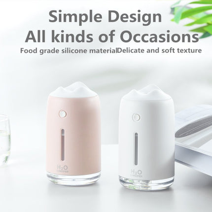 Snow Mountain Simple Mini Home Silent Bedroom Student Dormitory Office Portable USB Wireless Persistent Air Humidifier(green)-garmade.com