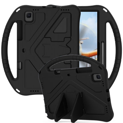 For Galaxy Tab S6 T860/T865 EVA Flat Anti Falling Protective Case Shell with Holder(Black)-garmade.com