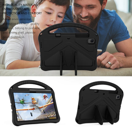 For Galaxy Tab S5e T720/T725 EVA Flat Anti Falling Protective Case Shell with Holder(Black)-garmade.com