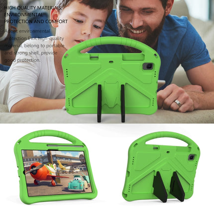 For Galaxy Tab S5e T720/T725 EVA Flat Anti Falling Protective Case Shell with Holder(Green)-garmade.com