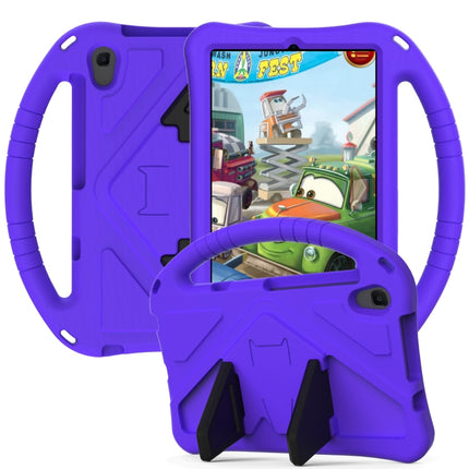 For Galaxy Tab A 8.4 (2020) T307 EVA Flat Anti Falling Protective Case Shell with Holder(Purple)-garmade.com