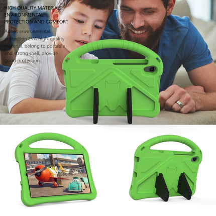 For Galaxy Tab A 8.4 (2020) T307 EVA Flat Anti Falling Protective Case Shell with Holder(Green)-garmade.com