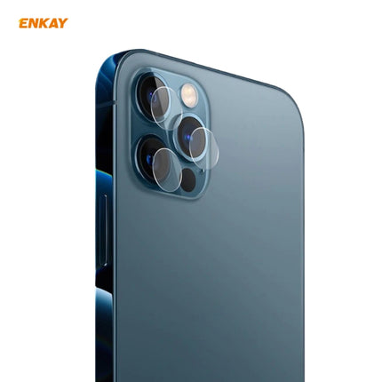 1 Set For iPhone 12 Pro / 12 Pro Max ENKAY Hat-Prince 0.2mm 9H 2.15D Round Edge Rear Camera Lens Tempered Glass Film 3 PCS/Set-garmade.com