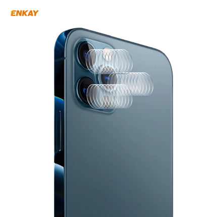 10 Set For iPhone 12 Pro / 12 Pro Max ENKAY Hat-Prince 0.2mm 9H 2.15D Round Edge Rear Camera Lens Tempered Glass Film 3 PCS/Set-garmade.com