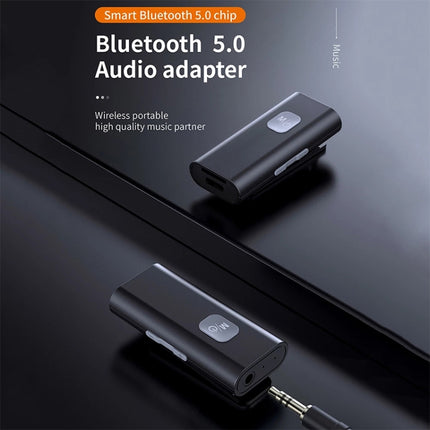 SR11 Lavalier Bluetooth 5.0 Audio Receiver Bluetooth Adapter Support TF Card-garmade.com