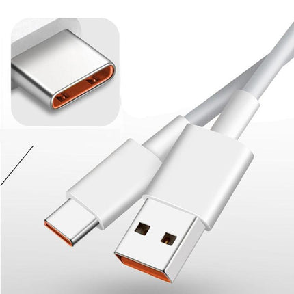 XJ-040 6A USB to USB-C / Type-C Fast Charging Data Cable, Length: 1m-garmade.com