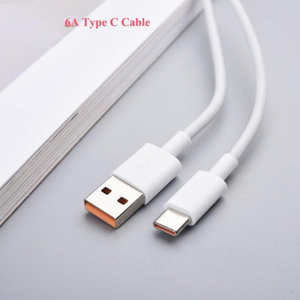 XJ-042 6A USB to USB-C / Type-C Fast Charging Data Cable, Length: 2m-garmade.com