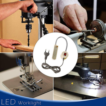 5W 30 LEDs Industrial Lighting Work Light Sewing Machine Light Household Sewing Machine Accessories, AC 220V, EU Plug-garmade.com