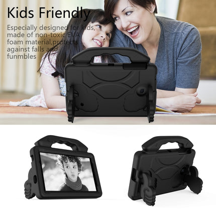 For Galaxy Tab A 7.0 T280/T285 EVA Material Children Flat Anti Falling Cover Protective Shell With Thumb Bracket(Black)-garmade.com