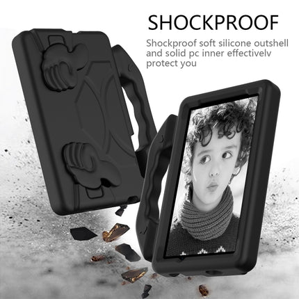 For Galaxy Tab A 7.0 T280/T285 EVA Material Children Flat Anti Falling Cover Protective Shell With Thumb Bracket(Black)-garmade.com
