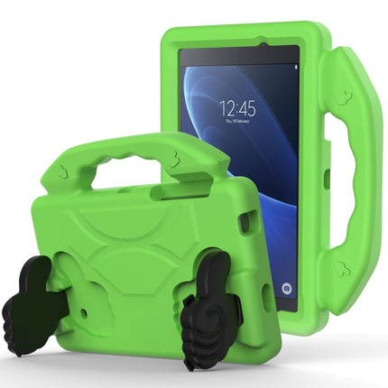 For Galaxy Tab A 7.0 T280/T285 EVA Material Children Flat Anti Falling Cover Protective Shell With Thumb Bracket(Green)-garmade.com