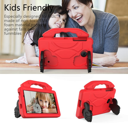 For Galaxy Tab 4 7.0 T230 / T231 EVA Material Children Flat Anti Falling Cover Protective Shell With Thumb Bracket(Red)-garmade.com