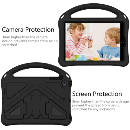 For iPad Mini5/4/3/2/1 EVA Flat Anti Falling Protective Case Shell with Holder(Black)-garmade.com