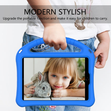 For iPad Mini5/4/3/2/1 EVA Flat Anti Falling Protective Case Shell with Holder(Blue)-garmade.com
