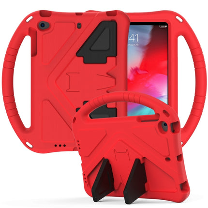 For iPad Mini5/4/3/2/1 EVA Flat Anti Falling Protective Case Shell with Holder(Red)-garmade.com