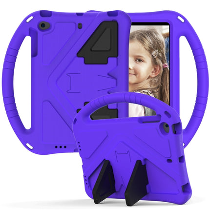For iPad Mini5/4/3/2/1 EVA Flat Anti Falling Protective Case Shell with Holder(Purple)-garmade.com