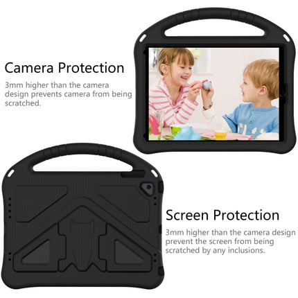 For iPad Air/Air2/9.7(2018)&(2017) EVA Flat Anti Falling Protective Case Shell with Holder(Black)-garmade.com