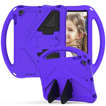 For iPad Air/Air2/9.7(2018)&(2017) EVA Flat Anti Falling Protective Case Shell with Holder(Purple)-garmade.com