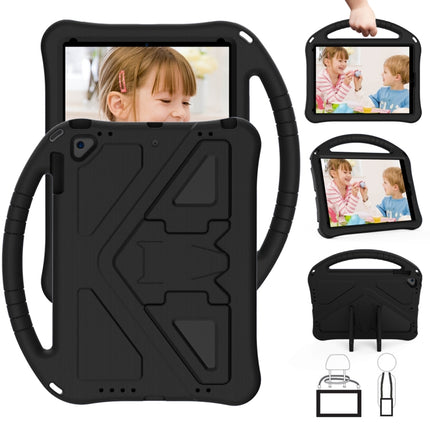 For iPad Pro 9.7 EVA Flat Anti Falling Protective Case Shell with Holder(Black)-garmade.com