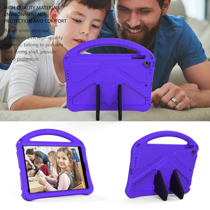 For iPad Pro 9.7 EVA Flat Anti Falling Protective Case Shell with Holder(Purple)-garmade.com