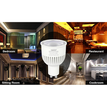 FUT107 GU10 6W Double White CCT LED Bulb Spotlight For Bedroom And Living Room-garmade.com