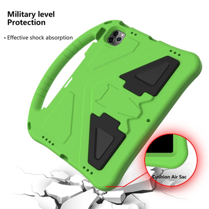For iPad Pro 11（2020&2018) EVA Flat Anti Falling Protective Tablet Case Shell with Holder(Green)-garmade.com