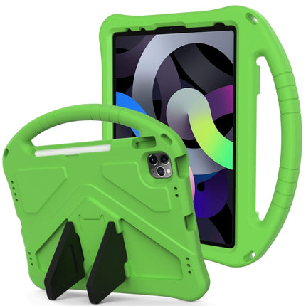 For iPad Air 2022 / 2020 10.9 EVA Flat Anti Falling Protective Case Shell with Holder(Green)-garmade.com