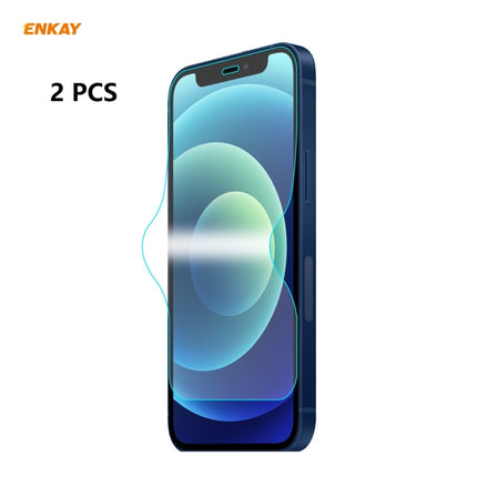 2 PCS ENKAY Hat-Prince 0.1mm 3D Full Screen Protector Explosion-proof Hydrogel Film For iPhone 12 / 12 Pro-garmade.com