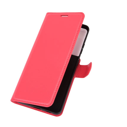 For Samsung Galaxy S21 Ultra 5G Litchi Texture Horizontal Flip Protective Case with Holder & Card Slots & Wallet(Red)-garmade.com