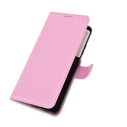 For Samsung Galaxy S21 Ultra 5G Litchi Texture Horizontal Flip Protective Case with Holder & Card Slots & Wallet(Pink)-garmade.com