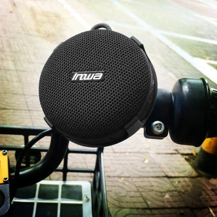 S360 Portable Outdoor Bikes Bluetooth Speaker IPX7 Waterproof Dust-proof Shockproof Speaker, Support TF(Black)-garmade.com