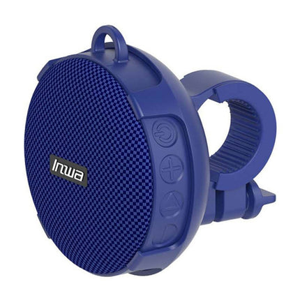 S360 Portable Outdoor Bikes Bluetooth Speaker IPX7 Waterproof Dust-proof Shockproof Speaker, Support TF(Blue)-garmade.com