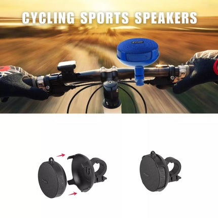 S360 Portable Outdoor Bikes Bluetooth Speaker IPX7 Waterproof Dust-proof Shockproof Speaker, Support TF(Red)-garmade.com