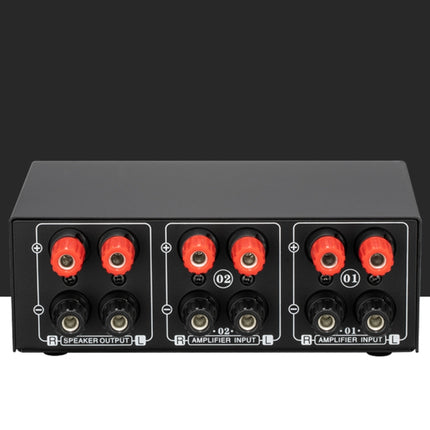 B051 2 Input And 1 Output Power Amplifier And Speaker Selection Switcher Output With Volume Adjustment 2 Power Amplifiers Audio Switcher Switch Distribution Comparator-garmade.com