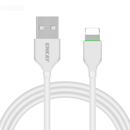 Hat-Prince ENKAY ENK-CB206 USB to 8 Pin Quick Charging Cable, Length: 1m-garmade.com