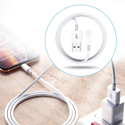 XJ-51 3A USB to 8 Pin Fast Charging Cable for iPhone 12 Series, Length: 2m-garmade.com