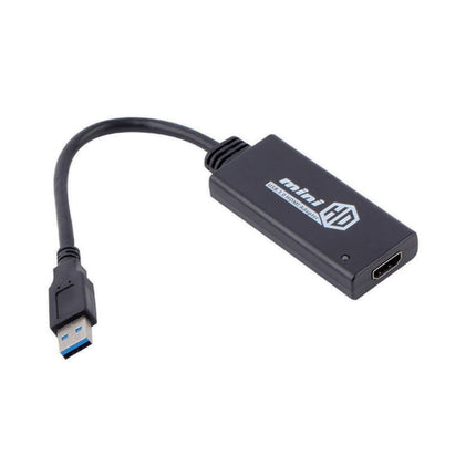 USB 3.0 to HDMI HD Converter Cable Adapter with Audio, Cable Length: 20cm-garmade.com