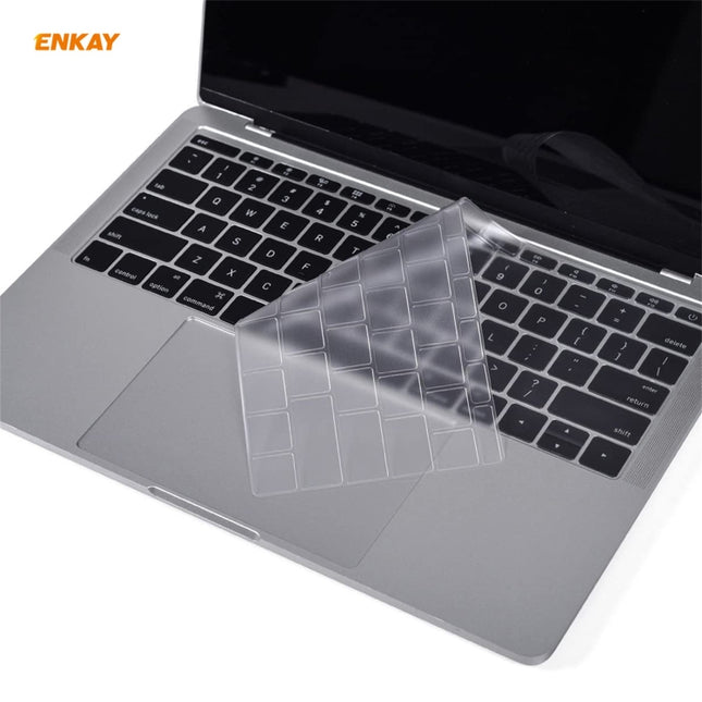 ENKAY US Version Soft TPU Keyboard Protector Film for MacBook 12 inch A1534 (2015) / Pro 13.3 inch A1708 (without Touch Bar)-garmade.com