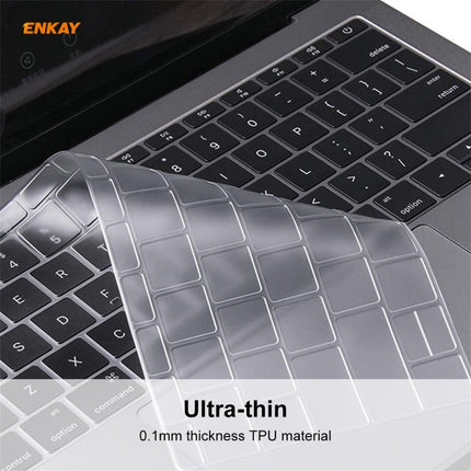 ENKAY US Version Soft TPU Keyboard Protector Film for MacBook 12 inch A1534 (2015) / Pro 13.3 inch A1708 (without Touch Bar)-garmade.com