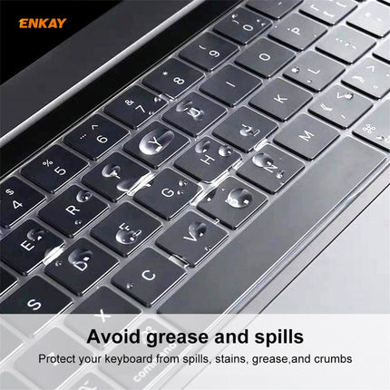 ENKAY Soft TPU Keyboard Protector Film for MacBook Pro 16 inch A2141 / Pro 13.3 inch A2289 & A2251 & A2338 (2020), EU Version-garmade.com