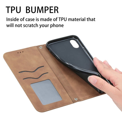 For Samsung Galaxy S21 Plus Retro Skin Feel Business Magnetic Horizontal Flip Leather Case with Holder & Card Slots & Wallet & Photo Frame(Brown)-garmade.com