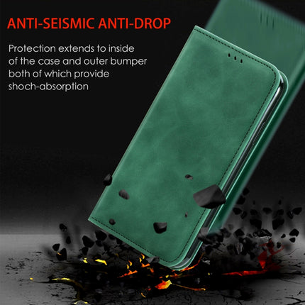 For Samsung Galaxy S21 Plus Retro Skin Feel Business Magnetic Horizontal Flip Leather Case with Holder & Card Slots & Wallet & Photo Frame(Green)-garmade.com