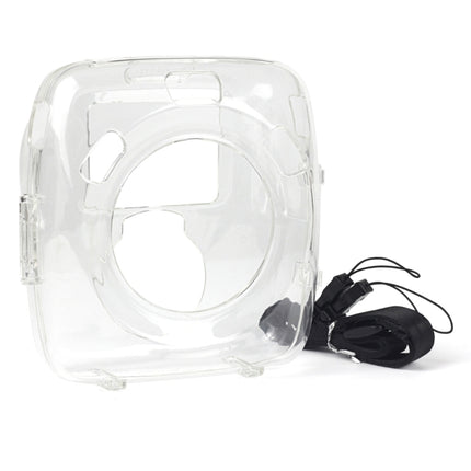 Protective Crystal Shell Case with Strap for Fujifilm Instax Square SQ20-garmade.com