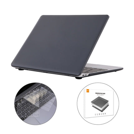 ENKAY for Huawei MateBook 13 Ryzen Edition US Version 2 in 1 Crystal Protective Case with TPU Keyboard Film(Black)-garmade.com